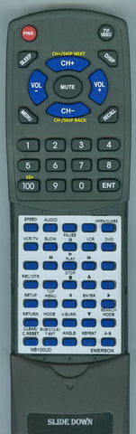 SYLVANIAINSERT CSDV840E Replacement Remote