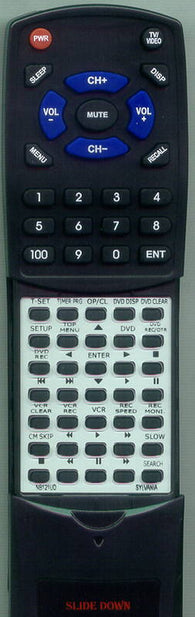 SYLVANIA NB197UD Replacement Remote