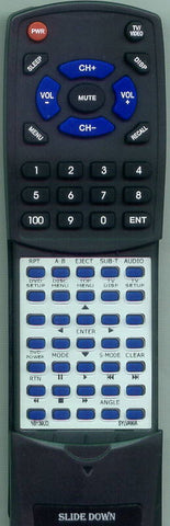 SYLVANIA NB139 Replacement Remote