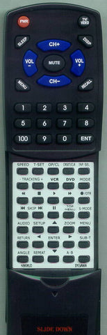 SYLVANIA DV220SL8 Replacement Remote