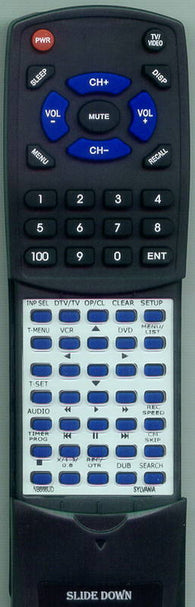 SYLVANIA NB666UD Replacement Remote