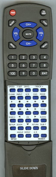 MAGNAVOX DVC860E Replacement Remote