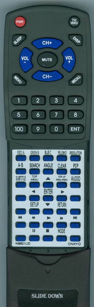 ONKYO RC730DV Replacement Remote