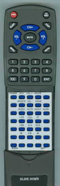 SANYO RTNC302UH Replacement Remote