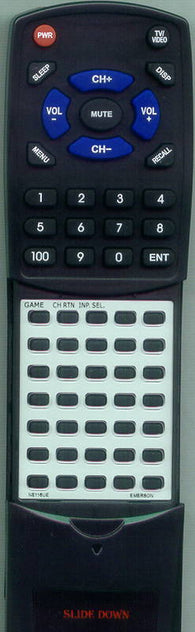 EMERSON RTNE116UE Replacement Remote