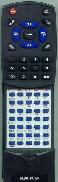 SYLVANIA SSC719C Replacement Remote