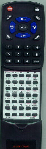 SYLVANIA SRTD309 Replacement Remote