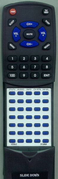 SYLVANIA RTNE609UE Replacement Remote