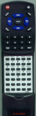 SYLVANIA 6724FDG Replacement Remote