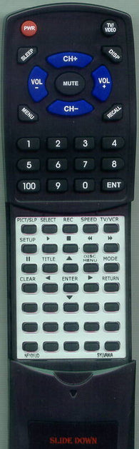 SYLVANIA 6720FDG Replacement Remote