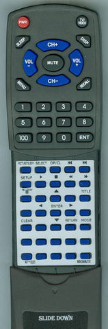 MAGNAVOX RTNF110UD Replacement Remote