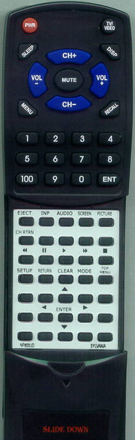 SYLVANIA LD155SC8 Replacement Remote