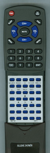 SANYO RTNH311UD Replacement Remote