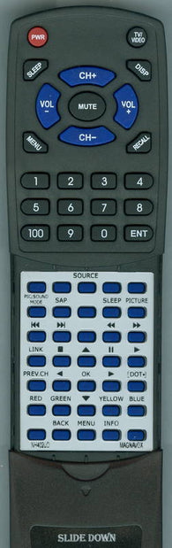 MAGNAVOX 39ME413V Replacement Remote