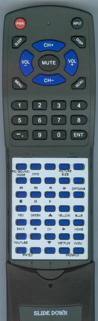 MAGNAVOX 43MV346XF7 Replacement Remote