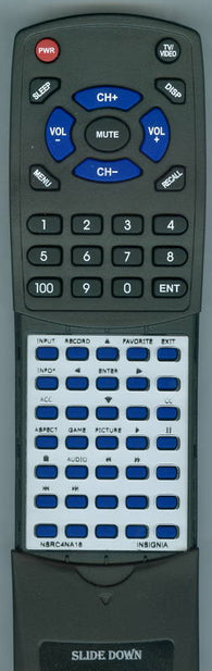 INSIGNIA NS-32D220NA18 Replacement Remote