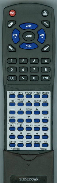 PROSCAN RLCDV3282A-B Replacement Remote