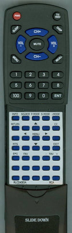 RCA 1 RCA Replacement Remote