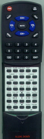 JVC RX6008VBK Replacement Remote