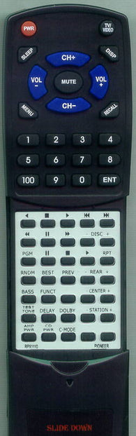 PIONEER CU CX008 Replacement Remote