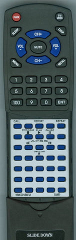 SHARP RRMCG0148AFSA Replacement Remote