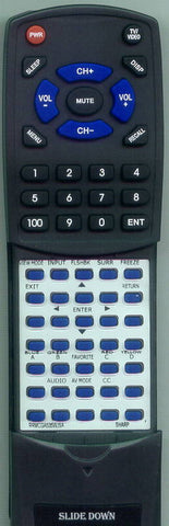 SHARP LC52D43U Replacement Remote