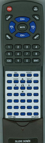 SYLVANIA SDPF1089 Replacement Remote