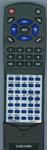 SYLVANIA 14BSYL Replacement Remote