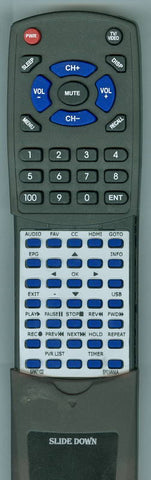 SYLVANIA RTSPAT102 Replacement Remote