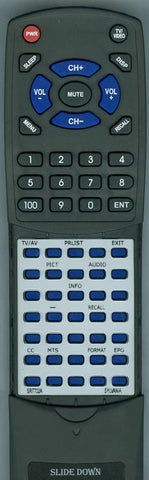 SYLVANIA SRT702A Replacement Remote