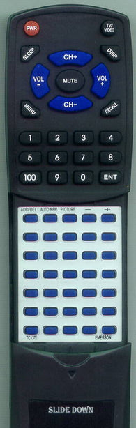 EMERSON TC1371 Replacement Remote