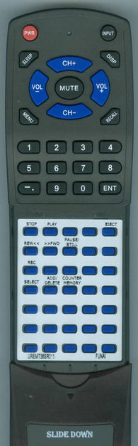 FUNAI RTUREMT36SR011 Replacement Remote