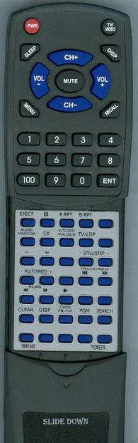 PIONEER CLDV710 Replacement Remote