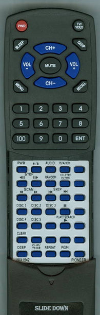 PIONEER CU-CLD051 Replacement Remote