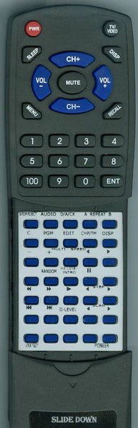 PIONEER CLDS303 Replacement Remote