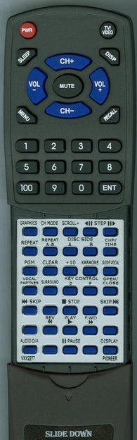 PIONEER CLDV860 Replacement Remote