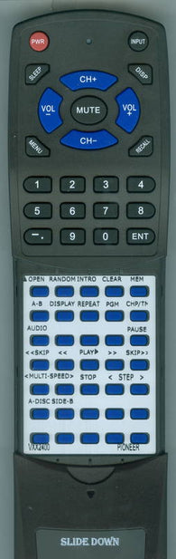 PIONEER CLDD406 Replacement Remote