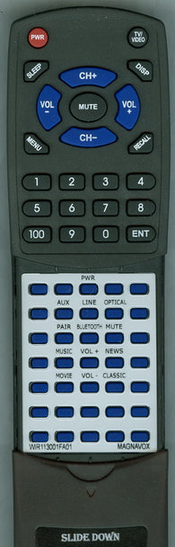 MAGNAVOX WIR113001FA01 Replacement Remote