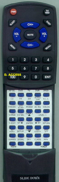 PIONEERINSERT XXD3161 Replacement Remote