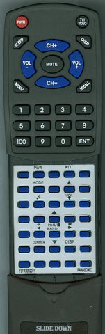 PANASONIC CARC70EX Replacement Remote