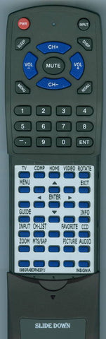 INSIGNIA INSIGNIA remote control Replacement Remote
