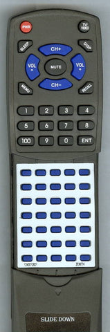 ZENITH SC1907W Replacement Remote