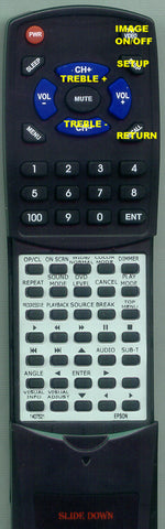 EPSON MOVIEMATE 25 Replacement Remote