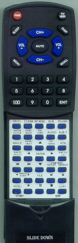 SONYBM RM DX500 Replacement Remote