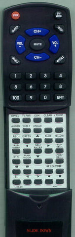 SONY BDP-S301 Replacement Remote