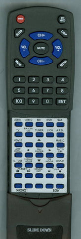 SONY RMAAU027 Replacement Remote