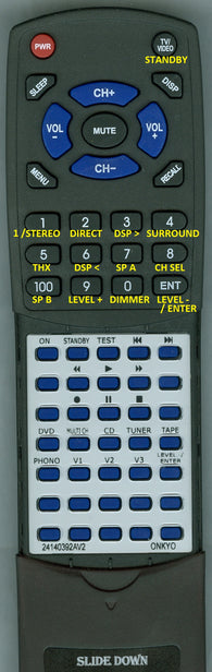 ONKYO TXD676 Replacement Remote