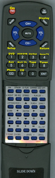 ONKYO--INSERT 24140693 Replacement Remote