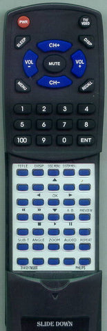 PHILIPS DVD622 Replacement Remote