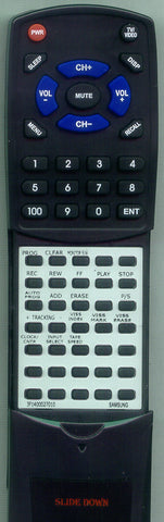 SAMSUNG VM7105 Replacement Remote